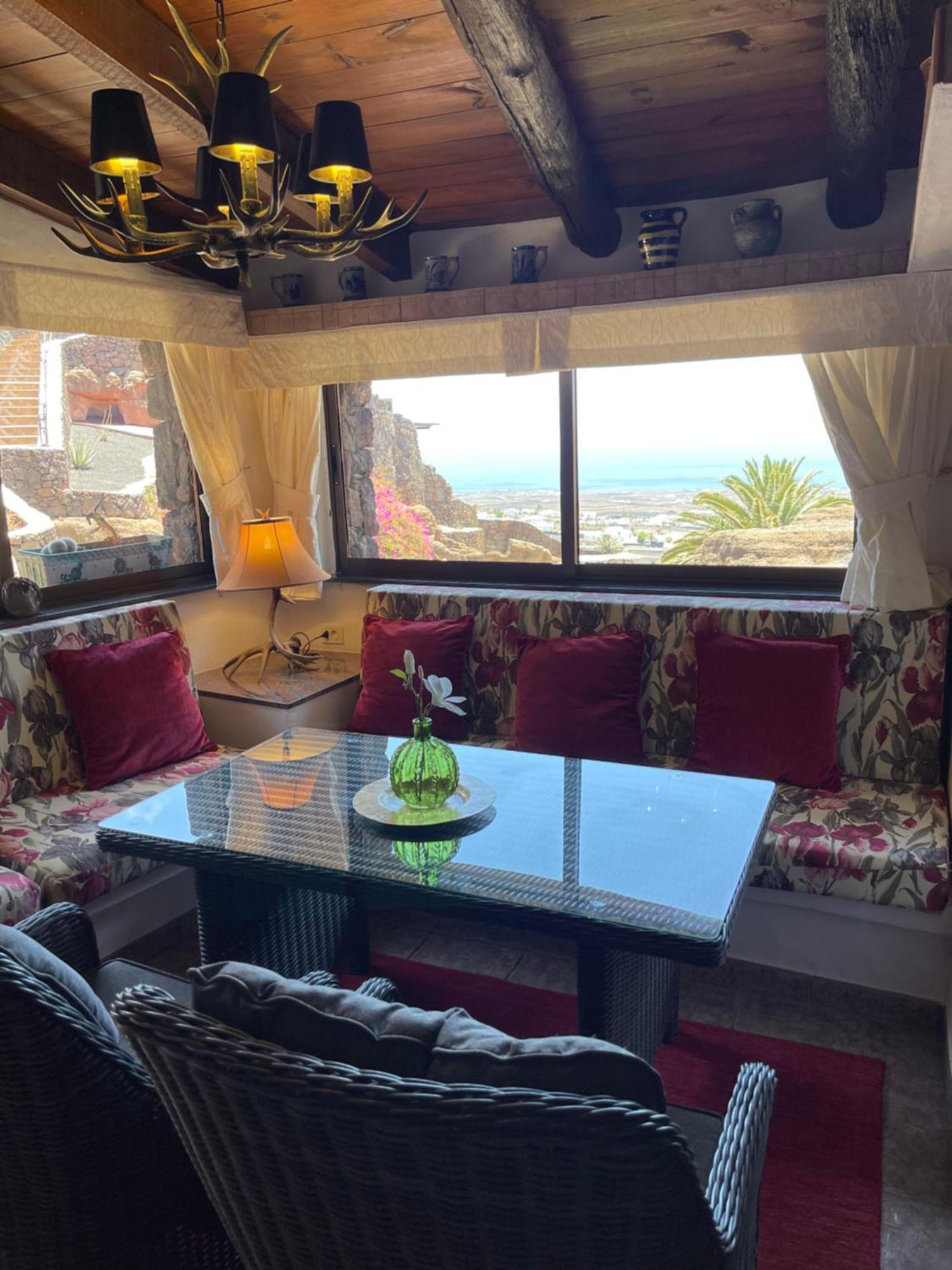 Castillo Lanzarote Villa Sophie - Luxury Villa -Sleep In A Volcanic Cave With Heated Pool Tias Exterior photo